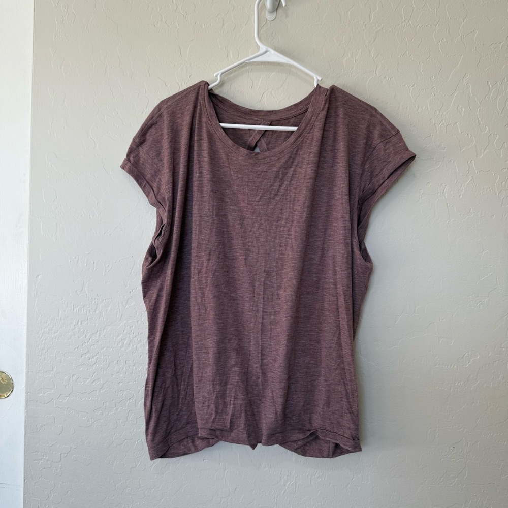 lululemon athletica Plum Short Sleeve Top